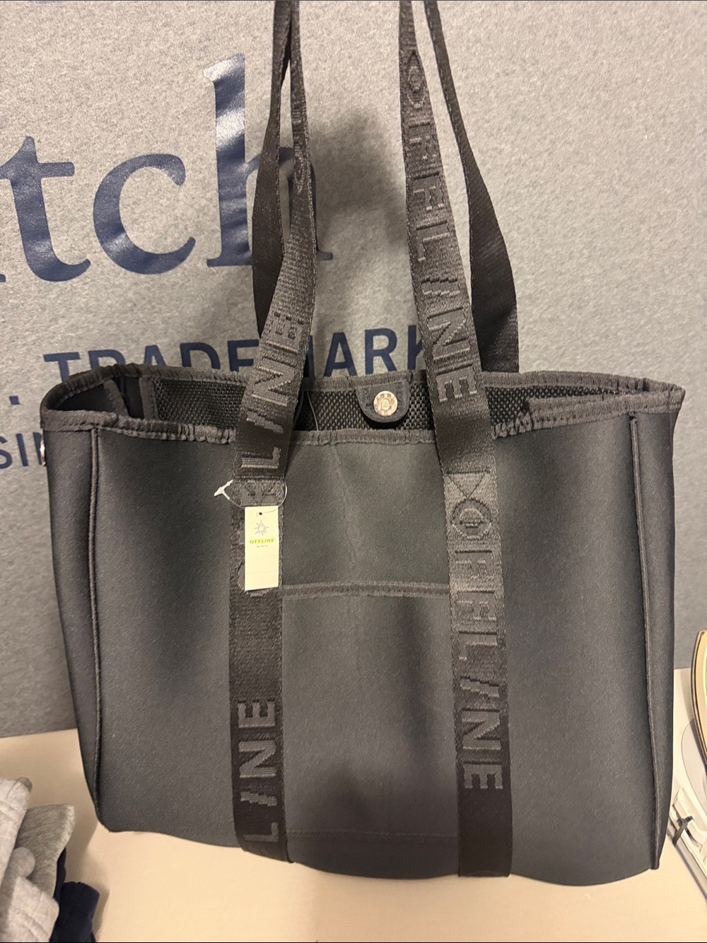 OFFLINE  Black Neoprene Everyday Tote